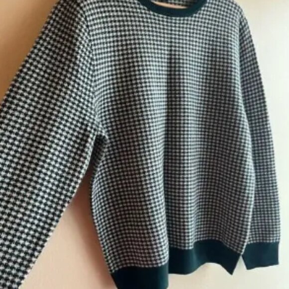 New J.CREW Knit Mens Cashmere Crew Neck Green Sweater XL - Picture 3 of 11